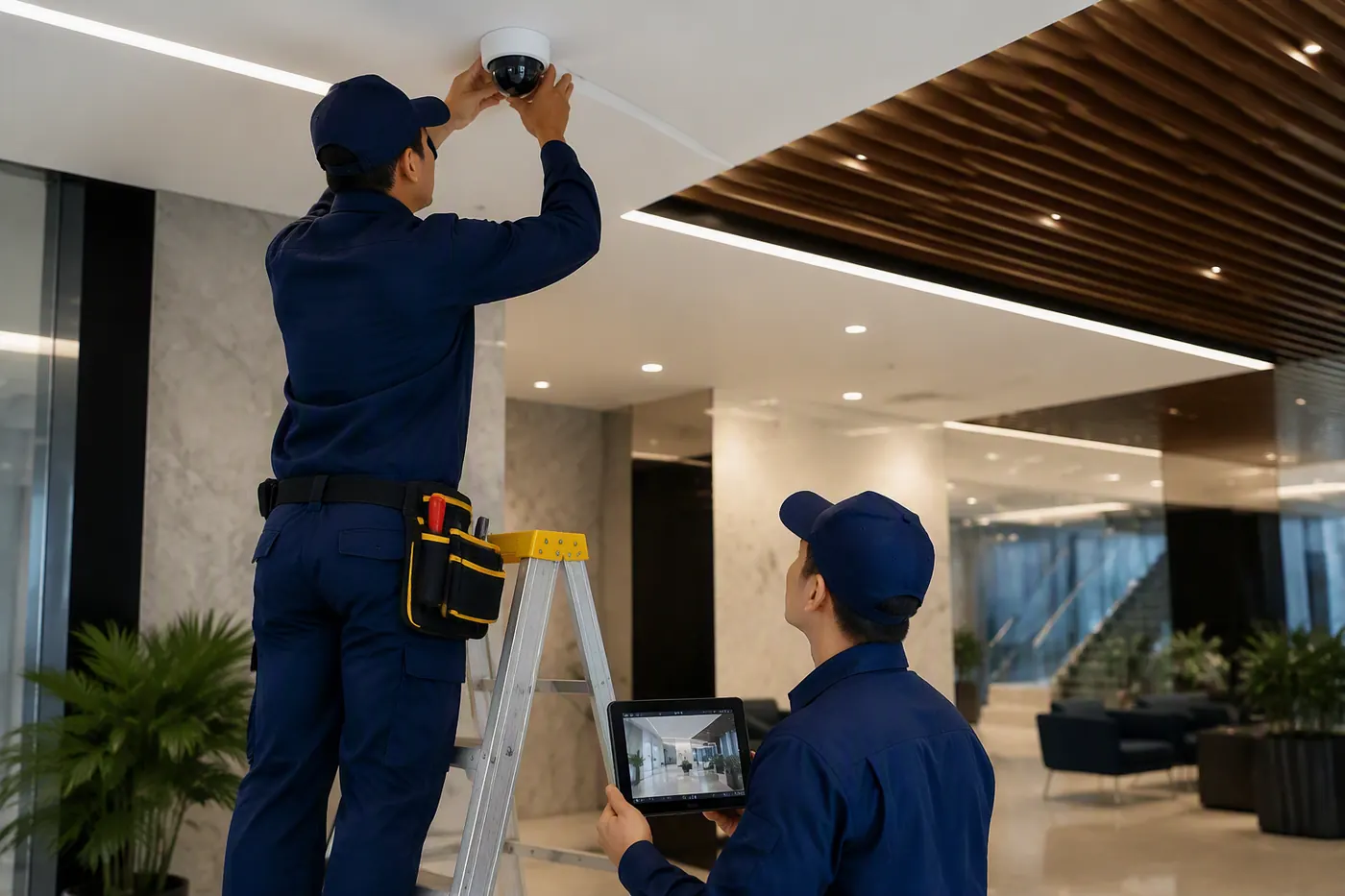 Completed CCTV installation project