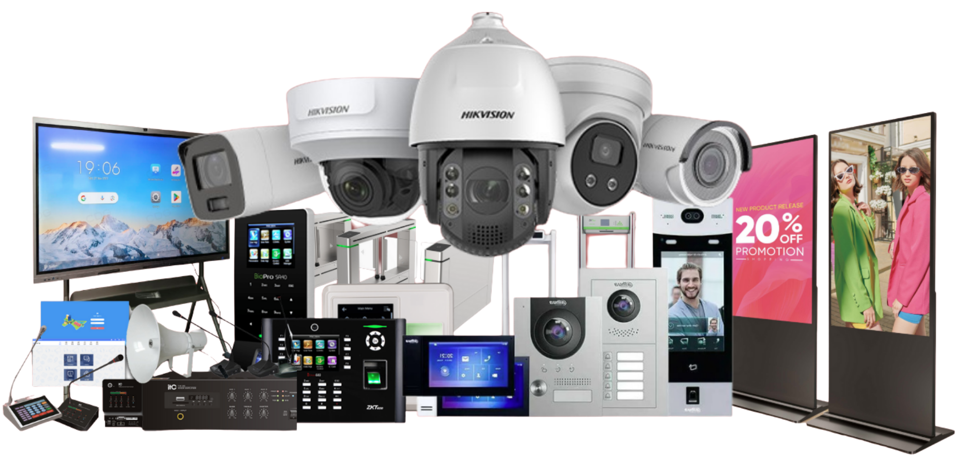 Worldtech security, access control, communication, interactive display, and digital signage solutions